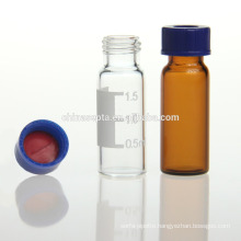 2ml 9-425 amber glass screw thread chemical vial